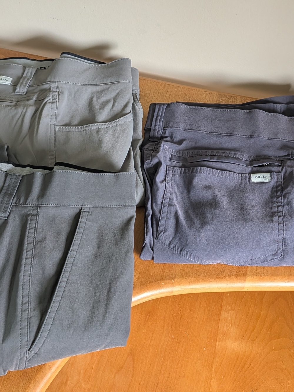 Orvis 3 Pant Bundle Men's Gray and Charcoal Chinos - Versatile Everyday Pants